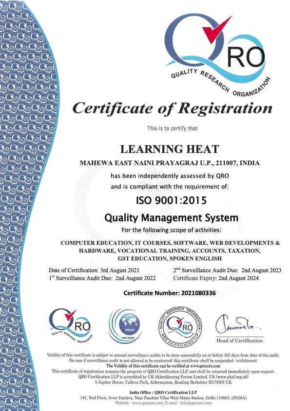 ISO 9001:2015 Certification